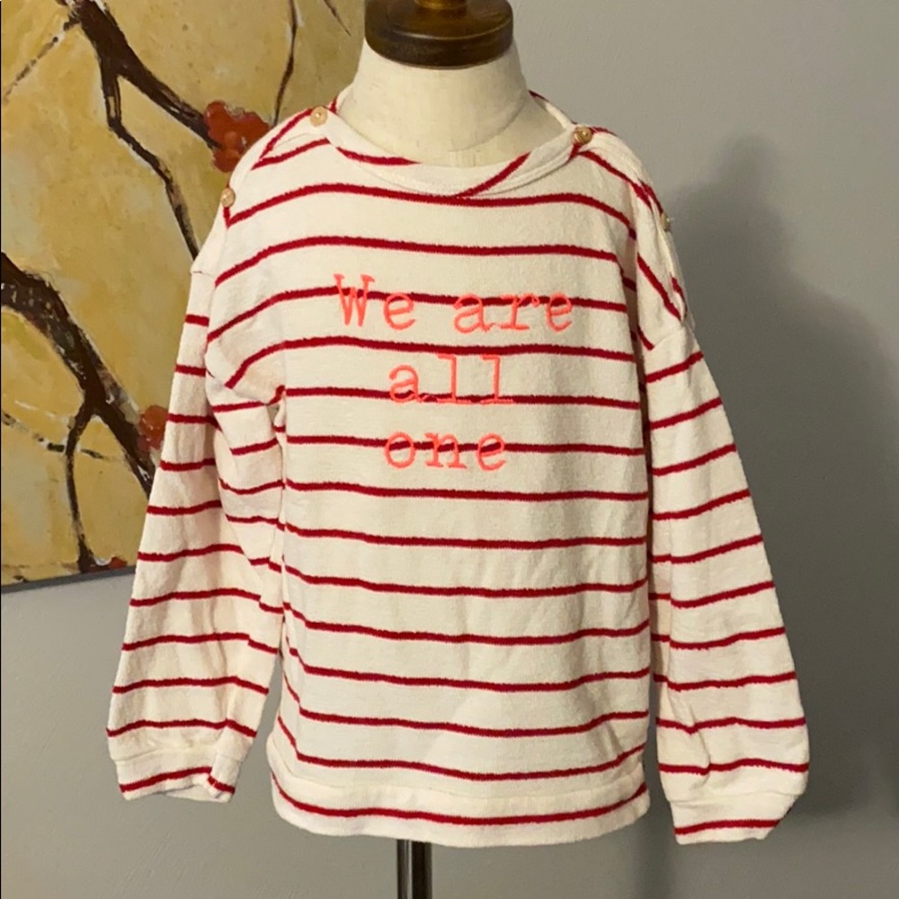 ZARA Girls knit top SZ 3/4